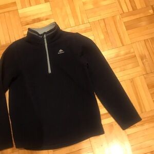5/15$ Quechua Kids Jacket - Black and Gray